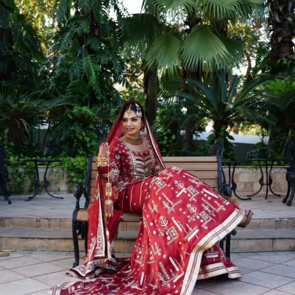 Ruby Radiance Wedding Ensemble - Image 3