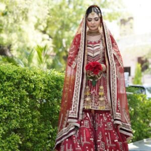 Ruby Radiance Wedding Ensemble