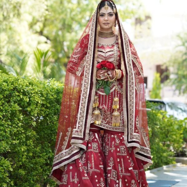 Ruby Radiance Wedding Ensemble - Image 2